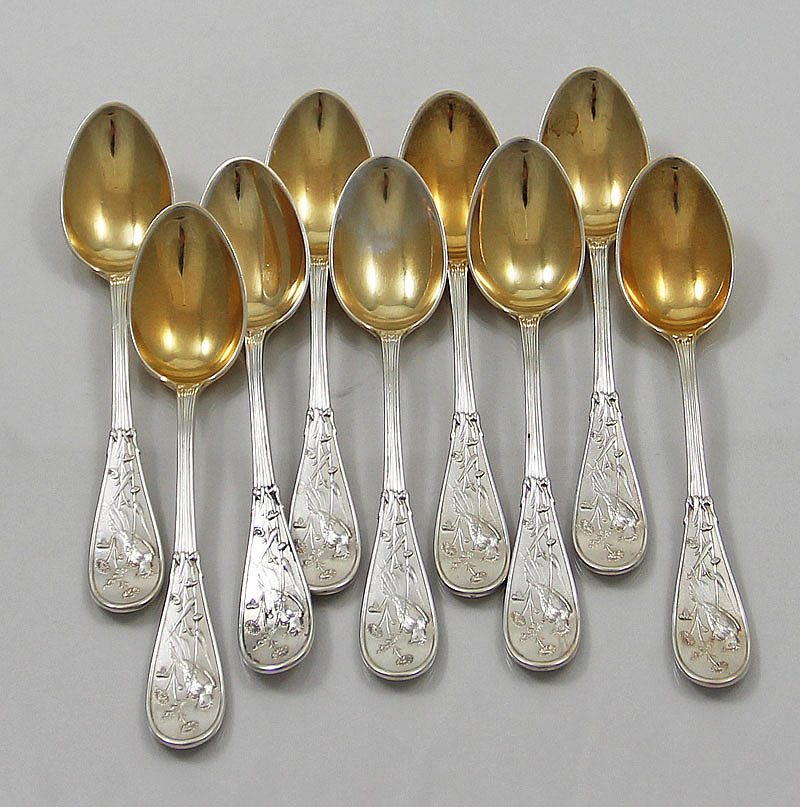 Tiffany Japanese Coffee Spoons Sterling Silver