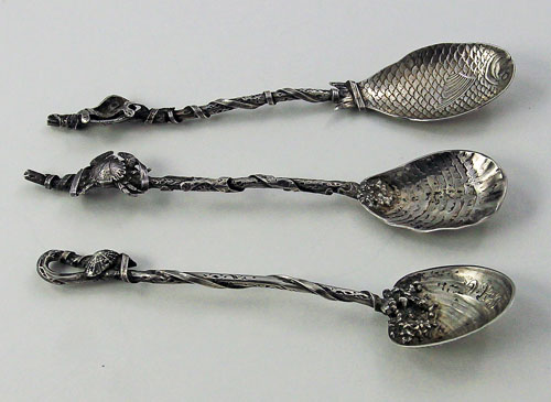 Gorham sterling crab spoons