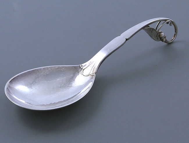 Georg Jensen Peapod sterling gravy ladle 