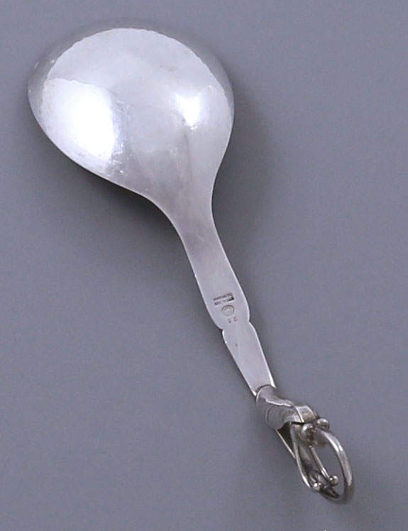 Georg Jensen Peapod sterling gravy ladle 