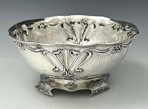 Barbour Silver Company sterling art nouveay hammered bowl