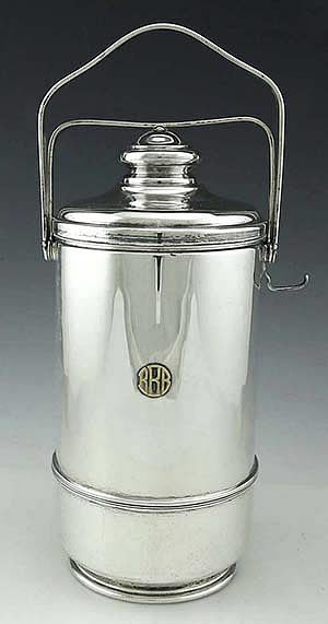 Cartier sterling Thermos tall ice bucket