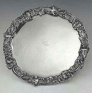 English Silver Salver London 1766