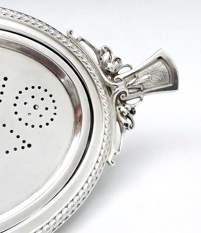 Gorham antique coin silver butter dish