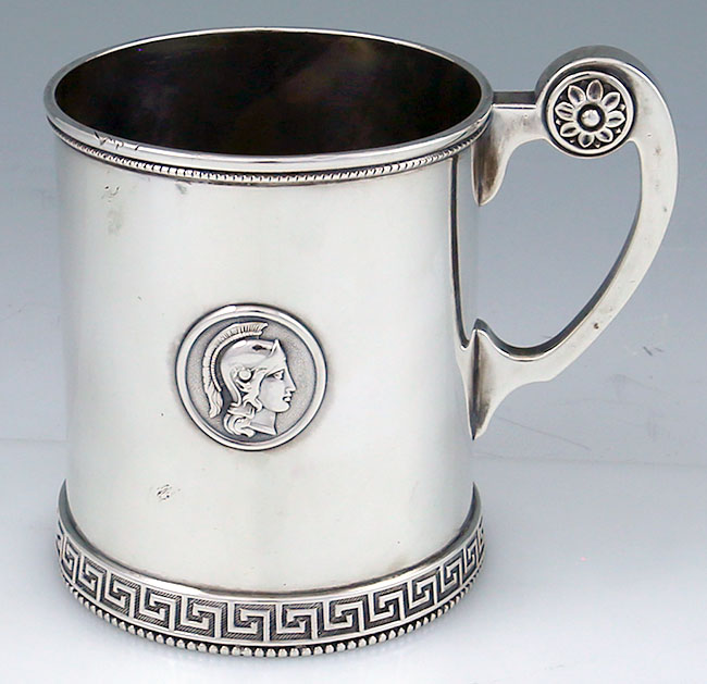 Wiliam Gale medallion sterling silver mug