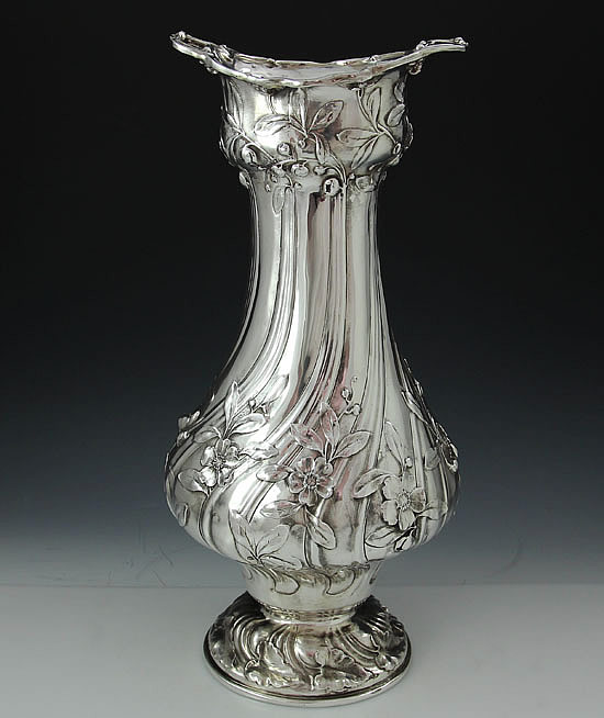 Gorham special order sterling silve vase