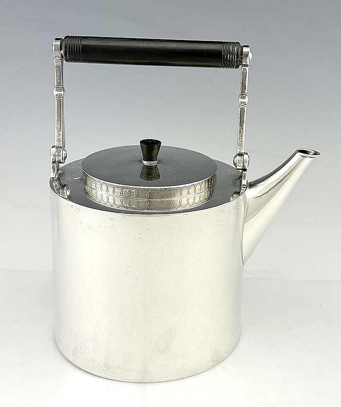 Hans Hansen Danish sterling silver kettle