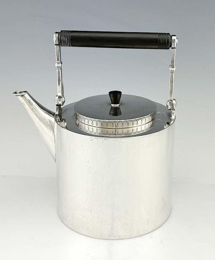 Danish silver kettle