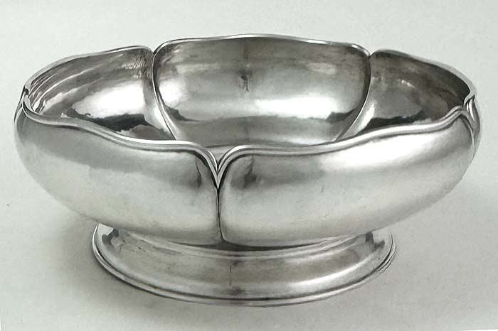 Kalo hand hammered sterling bowl