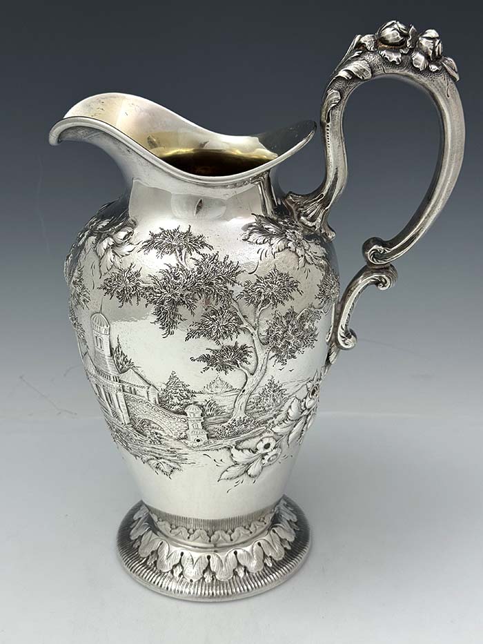 S Kirk and Son sterling silver pitcher