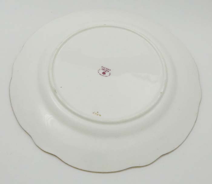 English bone china set of 12 dessert plates