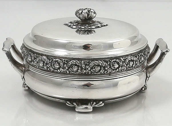 Tiffany sterling butter dish