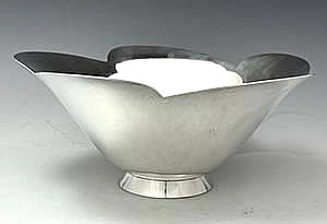 Tiffany modernist sterling silver bowl