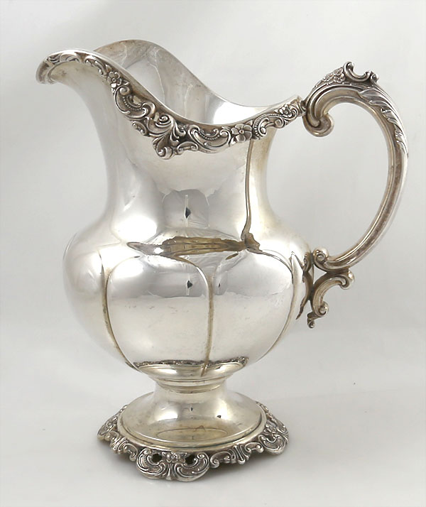 Wallace Grande Baroque sterling pitcher