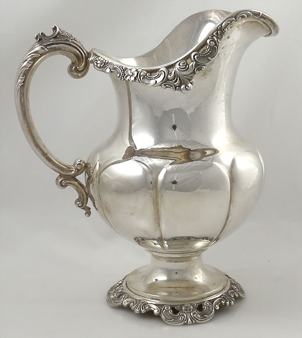 Wallace Grande Baroque sterling pitcher