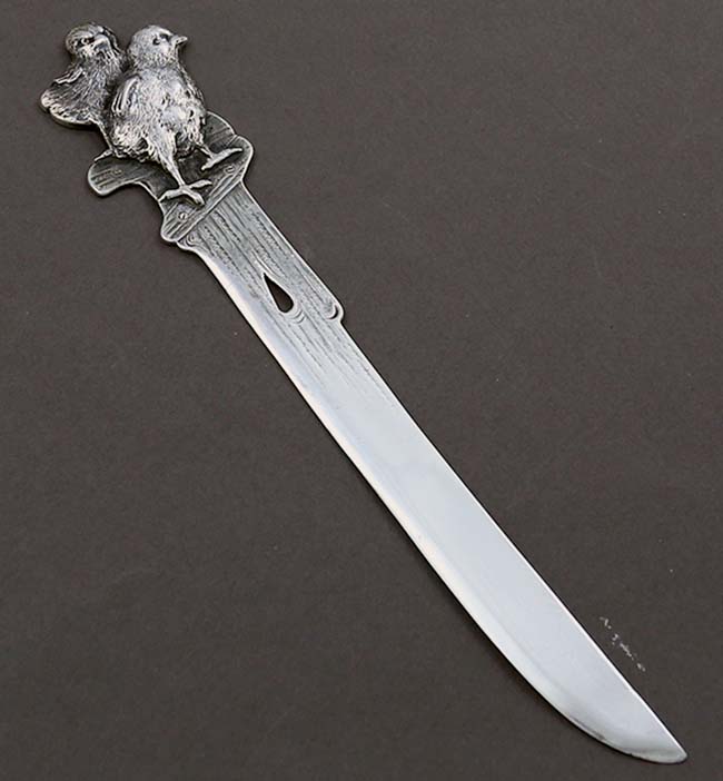 Redlich paper knife antique sterling silver