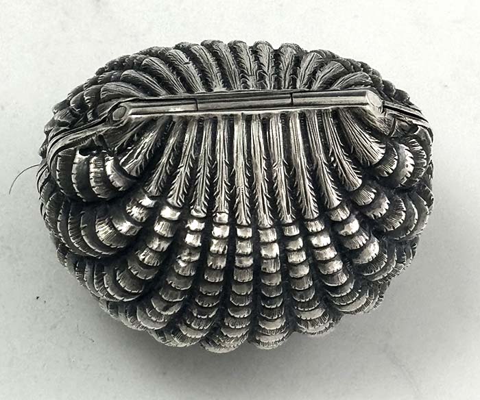 antique silver English Birmingham nutmeg grater