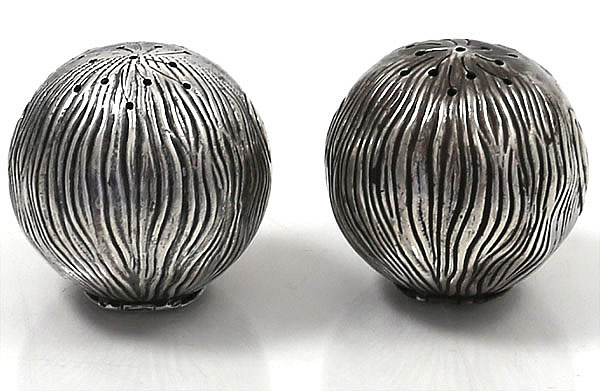 Gorham man in the moon figural sterling salt and pepper
