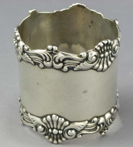 gorham sterling shell napkin ring