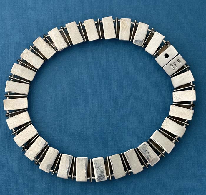 Mexican sterling silver necklace collar