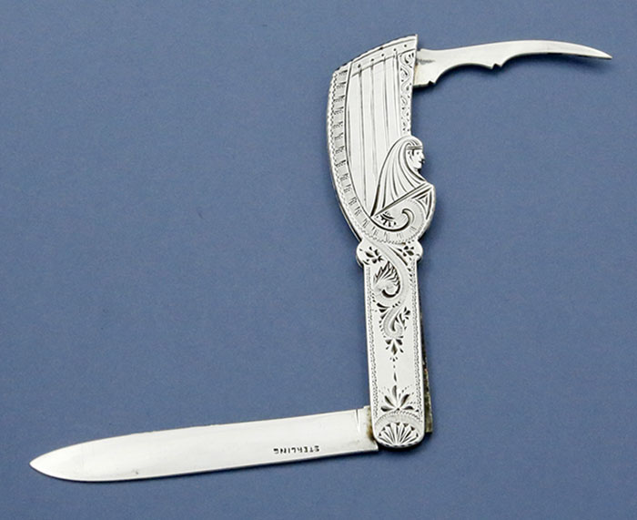 Shiebler antique sterling silver pocket knife