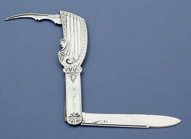 early Shiebler sterling pocket knife