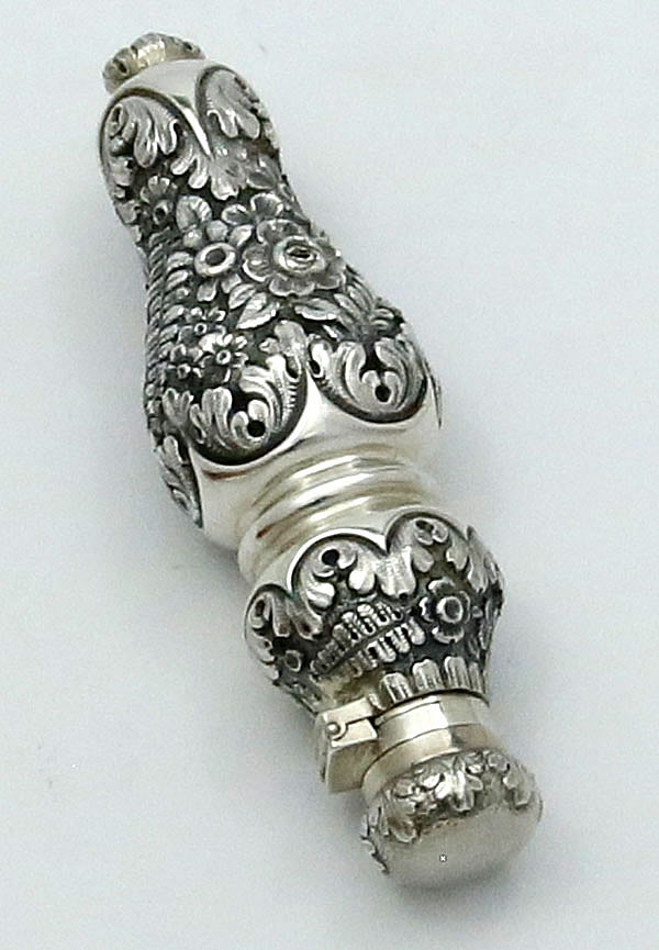 antique sterling Tiffany perfume flask