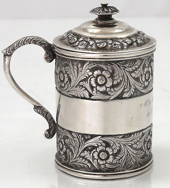 Indian colonial silver cup