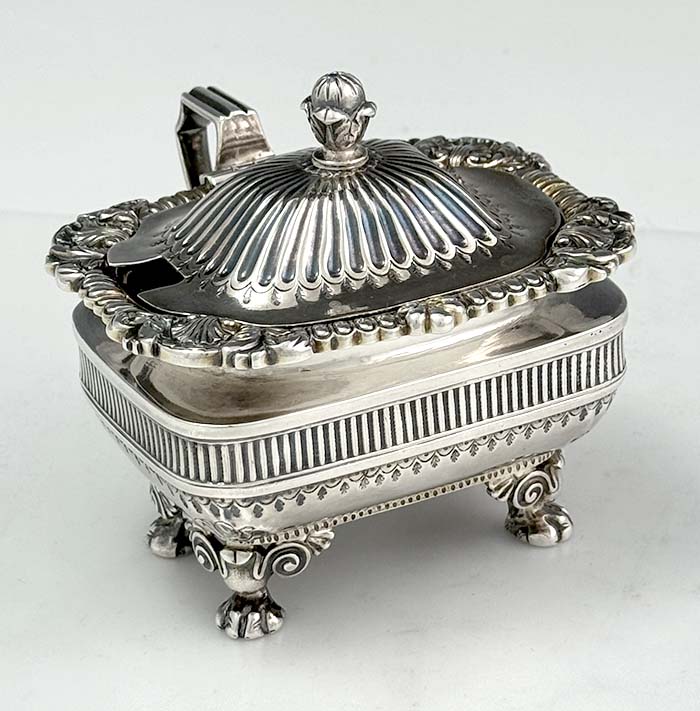 Paul Storr sterling silver mustard pot