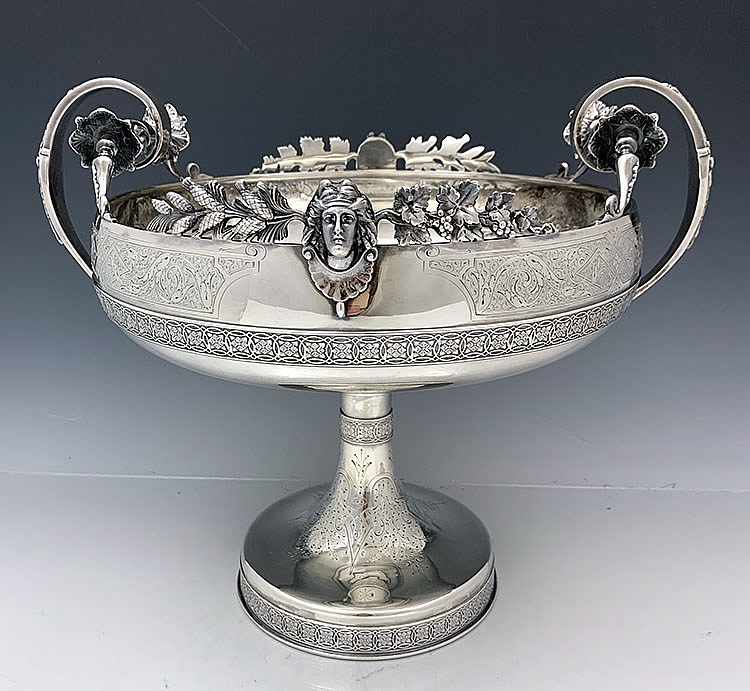 Tiffany & Company Union Square sterling silver large centerpiece compote