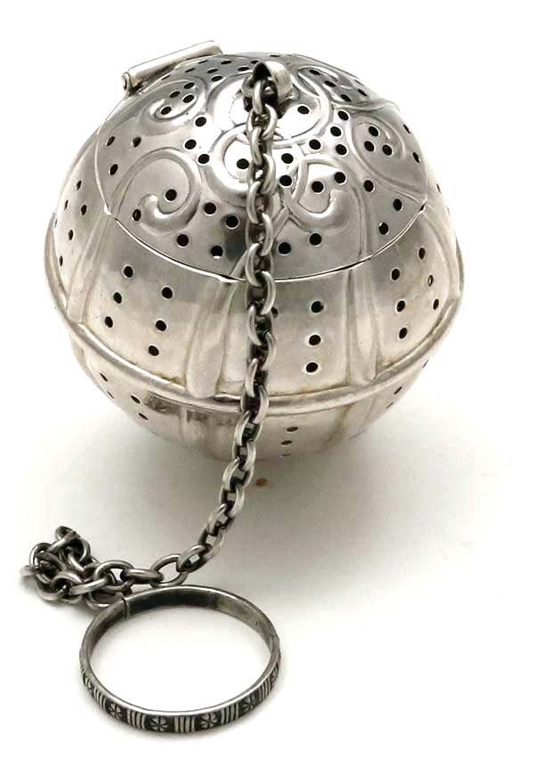 Frank Whiting sterling tea ball